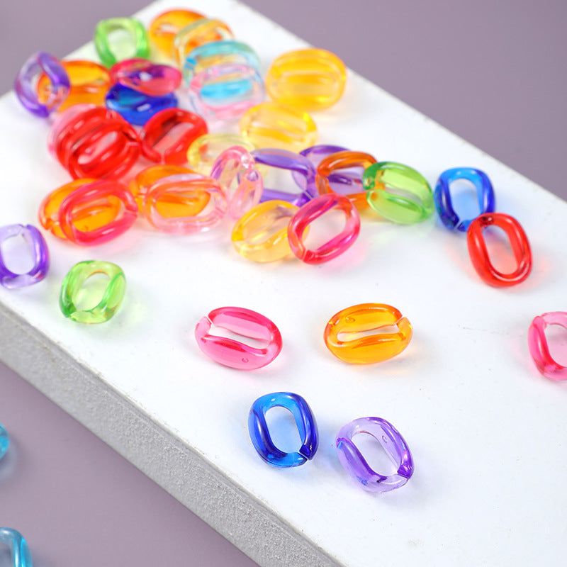 plastic colorful chains