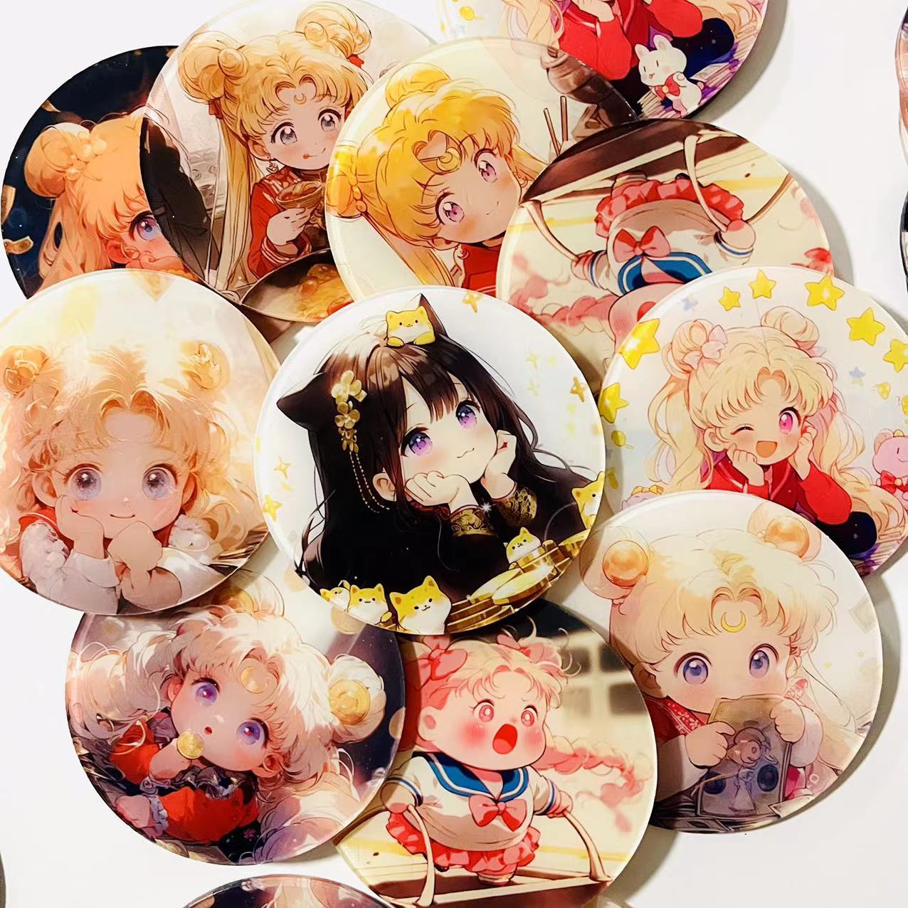 10cm circle base acrylic