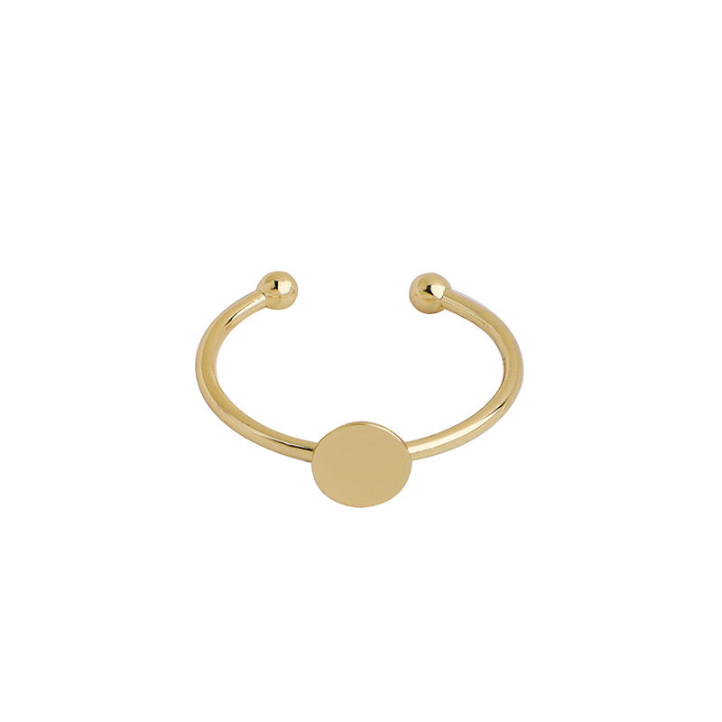 stainless golden ring