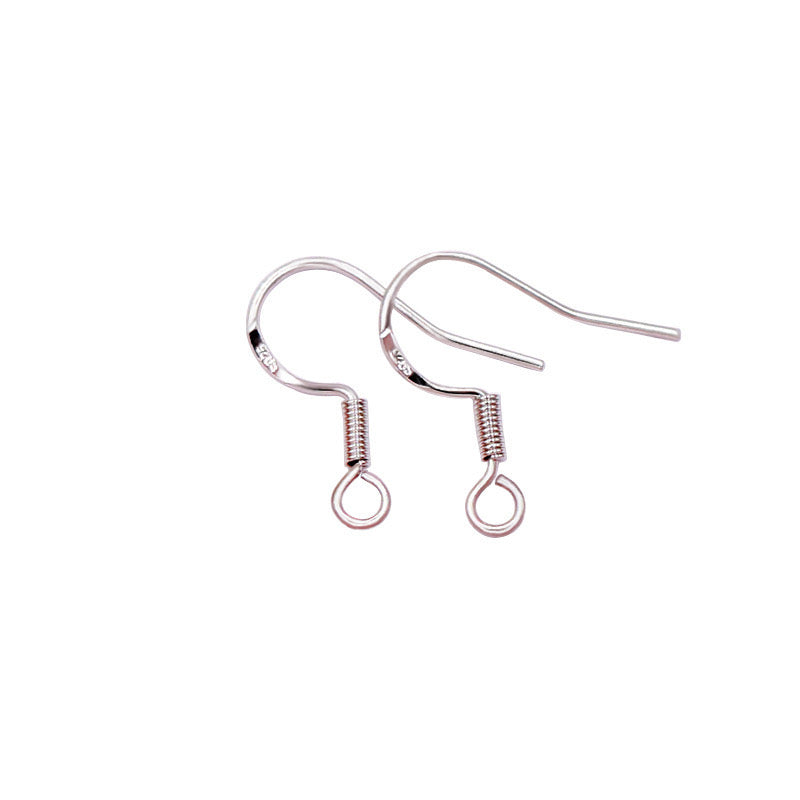link 26:925 sterling silver plated white gold/18k gold earring accessories