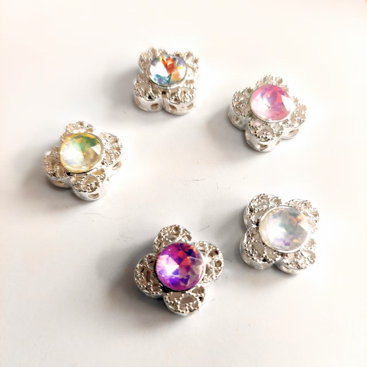metal 8 ways beads for DIY accessories