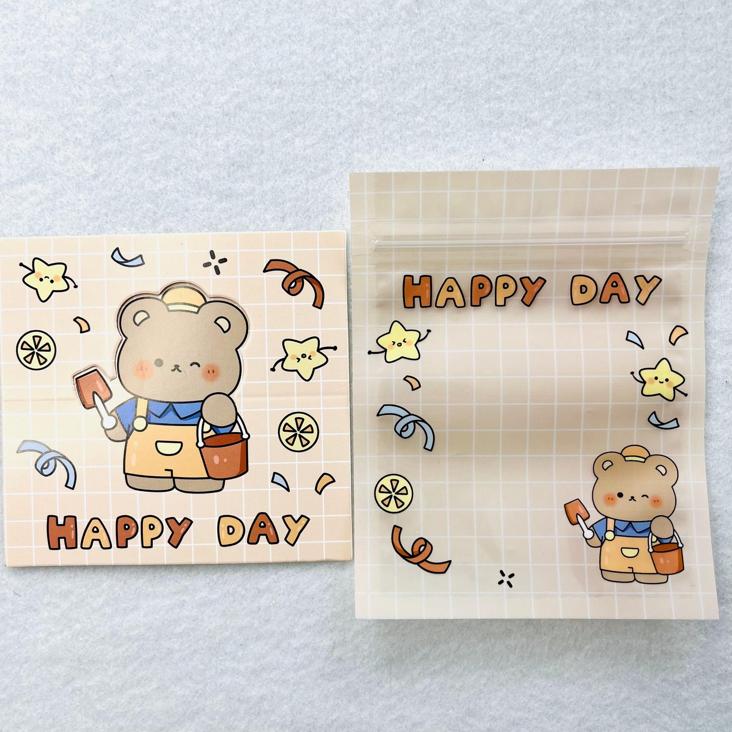 10.5cm*13.5cm premium card ziplock