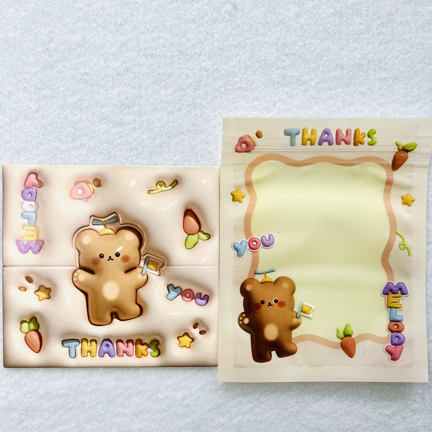 10.5cm*13.5cm premium card ziplock