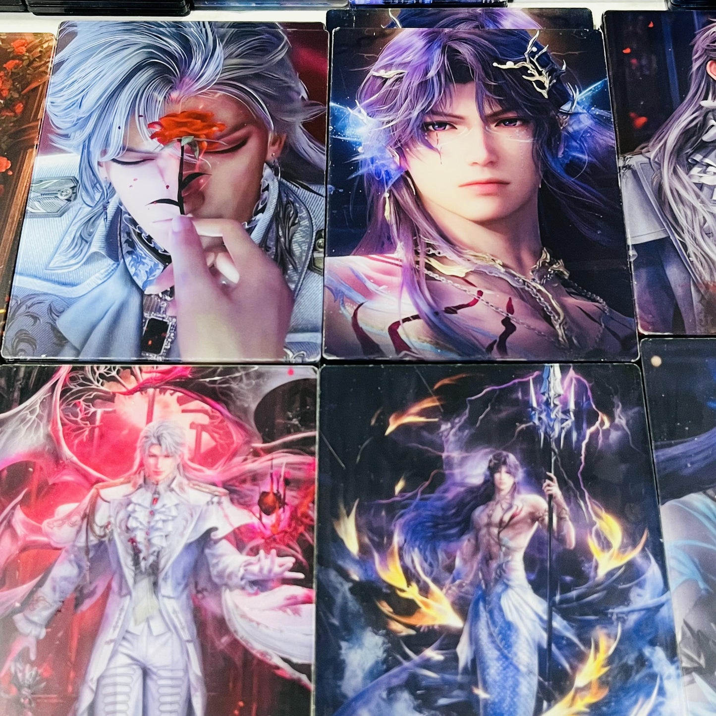 10cm Love and deep space acrylic posters