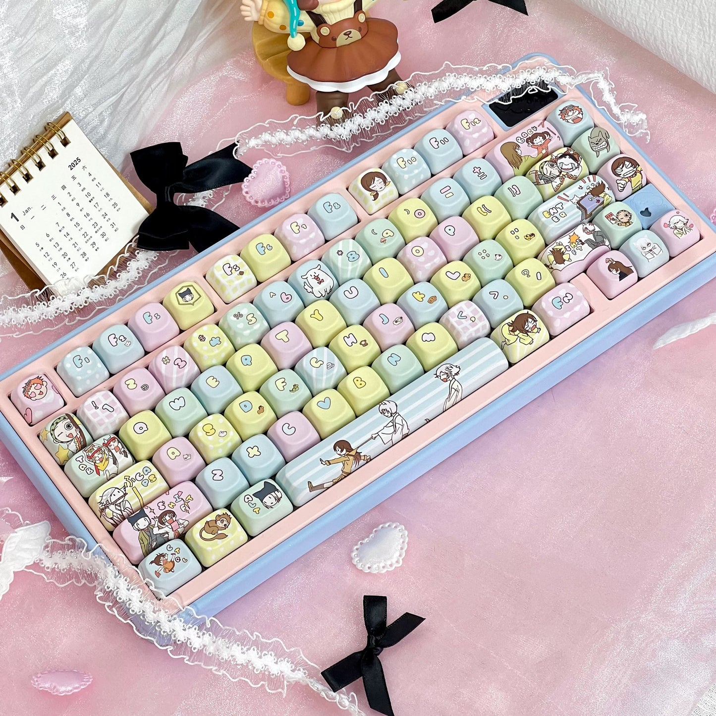 Kamisama Kiss Keycap Set, 120keys Cherry, MOA/PBT Keycap Set