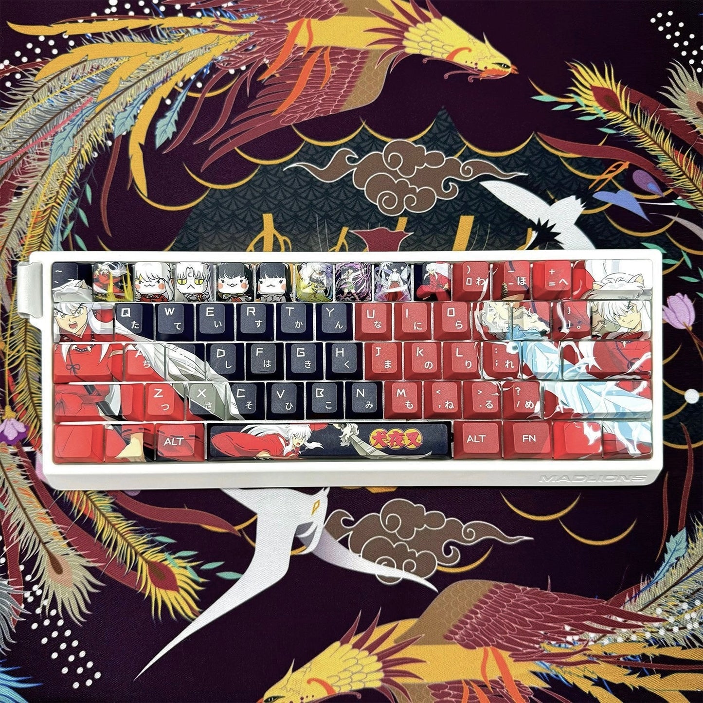 Inuyasha 130 Keys PBT Cherry Keycaps