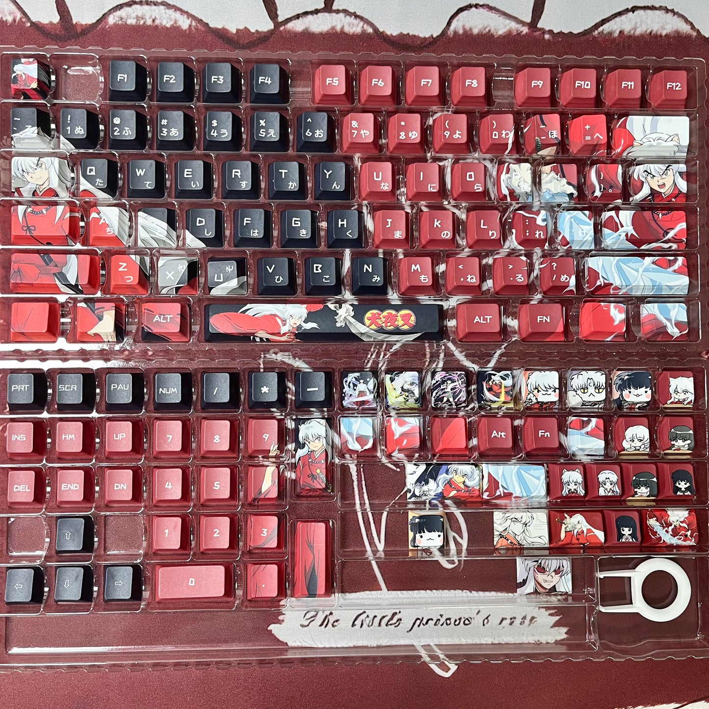 Inuyasha 130 Keys PBT Cherry anime Keycaps