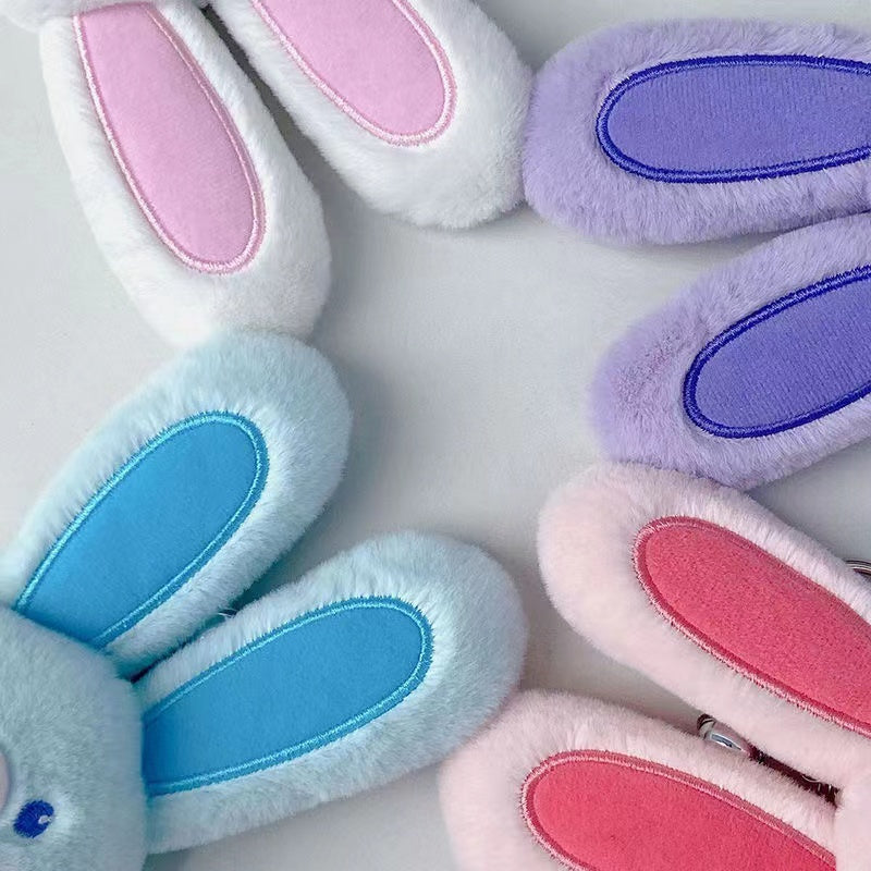 plush stretch bunny toy with keychain (free shipping)