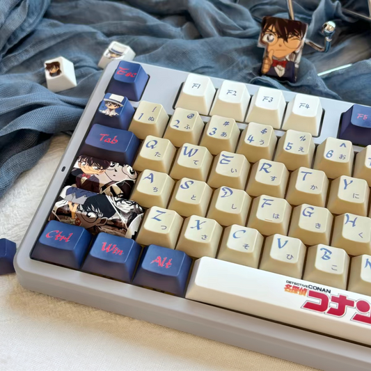 129 keys detective Conan anime PBT keycaps set