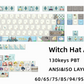 Witch Hat Atelier Cherry/MOA Profile PBT 5-Sided Dye Sub Custom Keycap Set