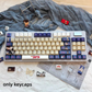 129 keys detective Conan anime PBT keycaps set