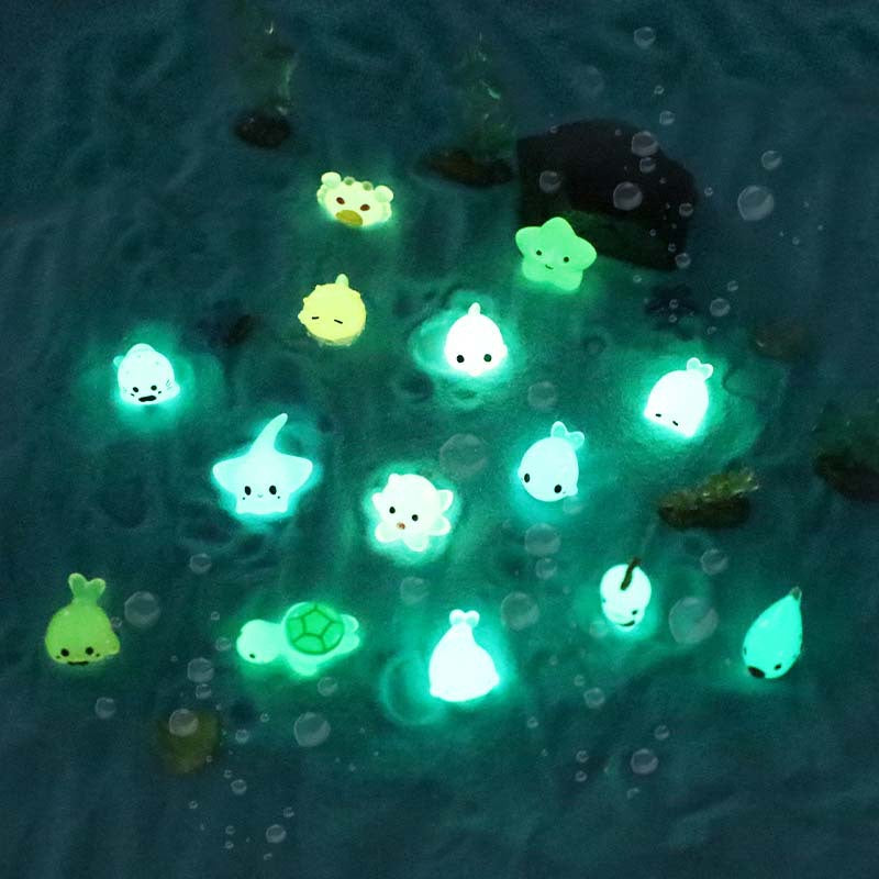 glowing 3d ocean animal