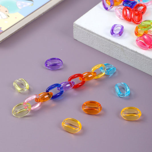 plastic colorful chains