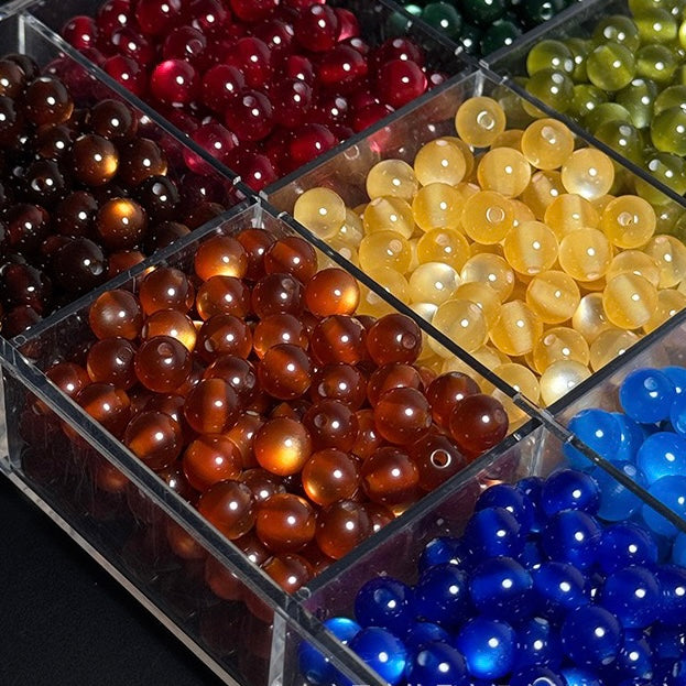 8mm*1.5mm cat eyes beads
