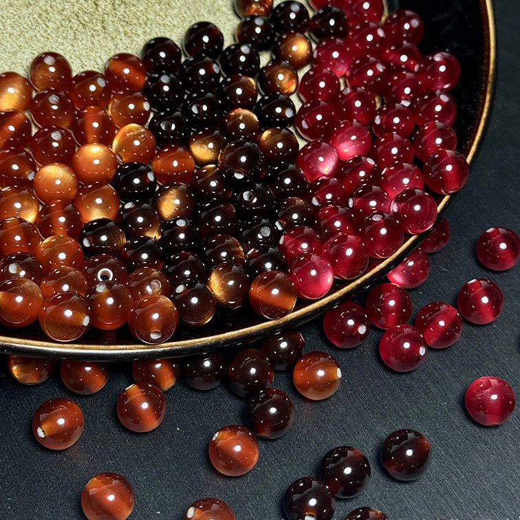 8mm*1.5mm cat eyes beads