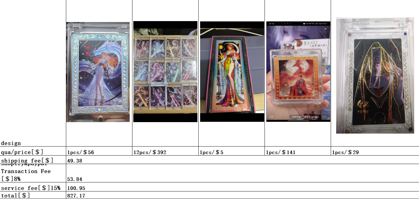 One Piece card for Emiilee