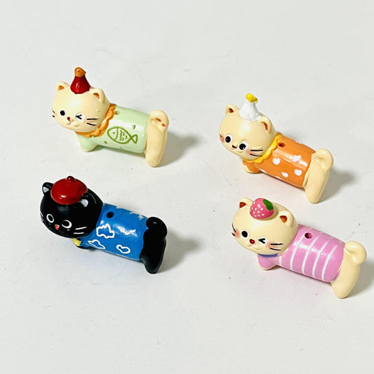 resin cat beads/4pcs