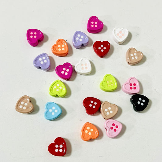heart  beads
