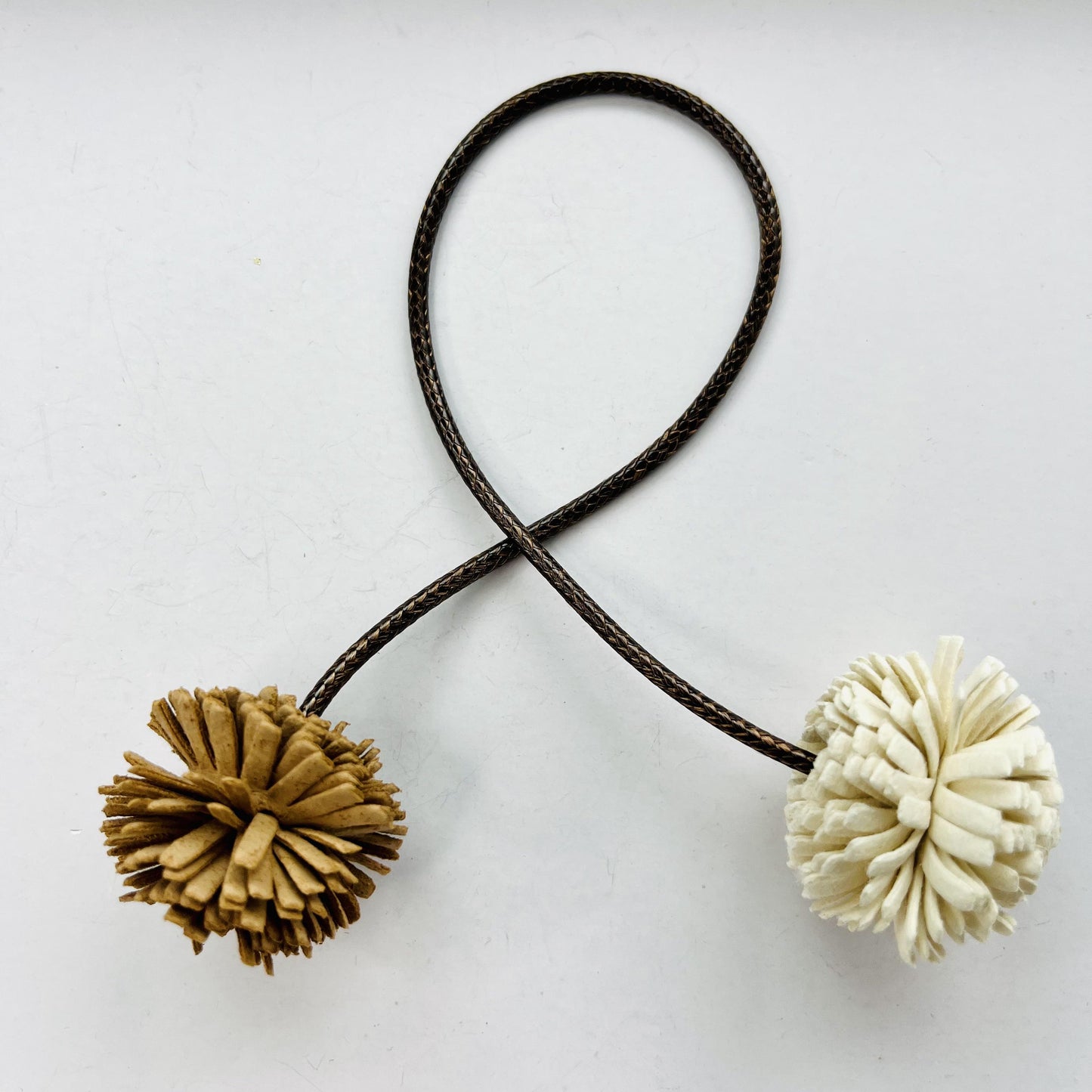 leather pompom