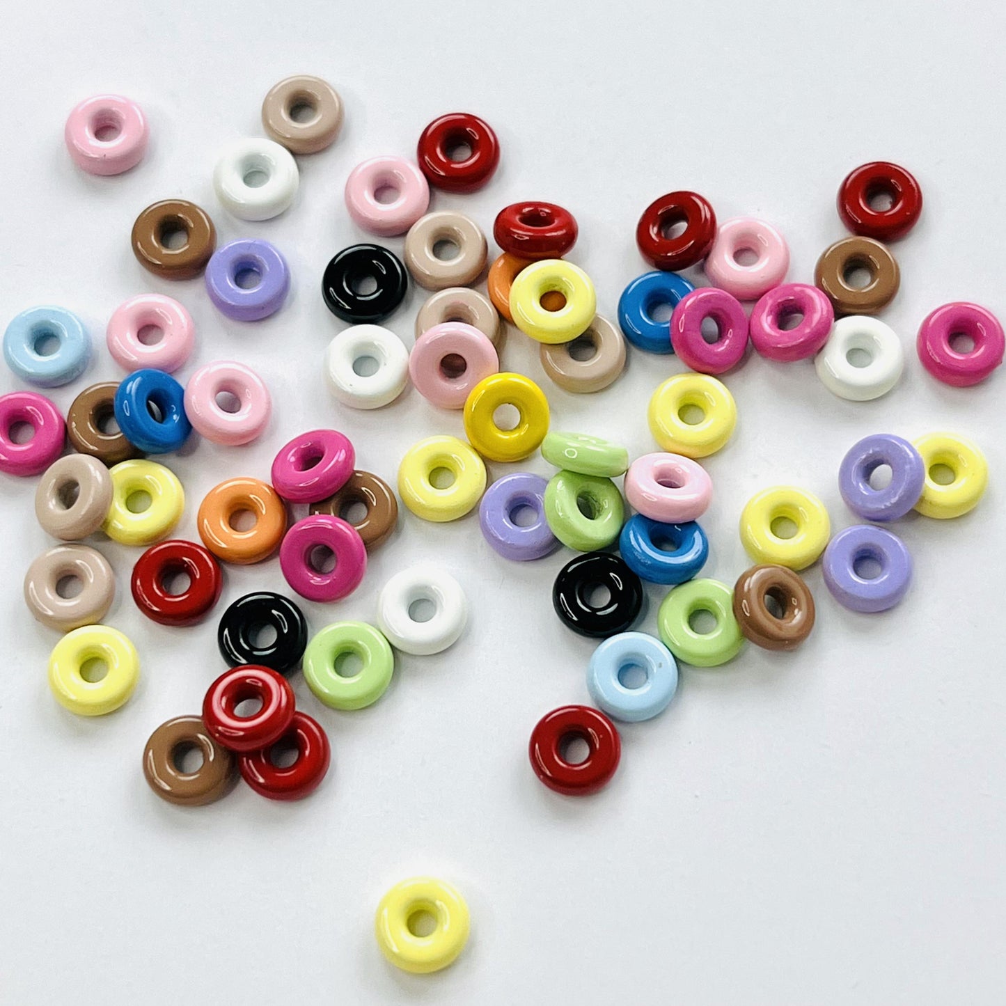 50 pieces metal donut