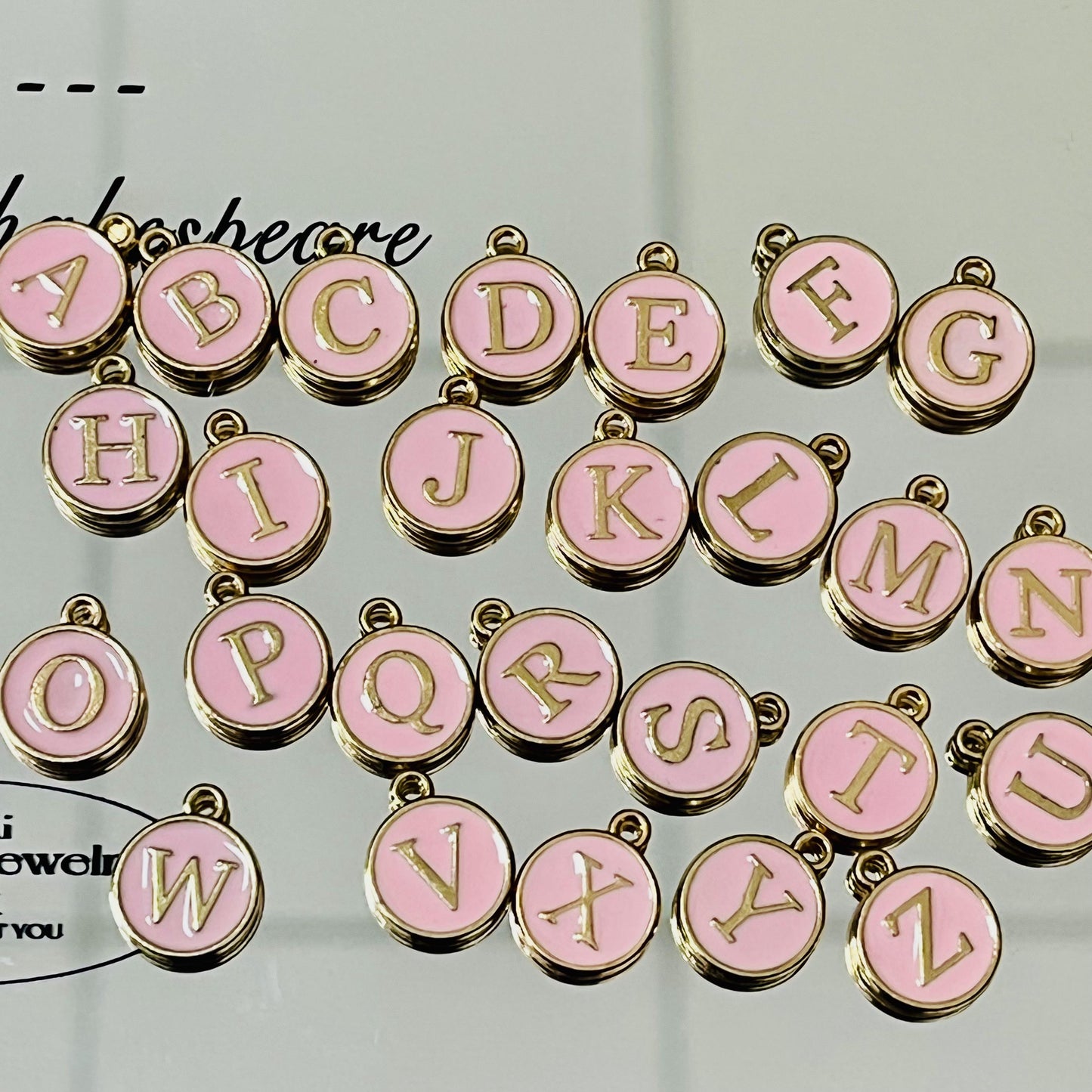 1.2cm metal alphabet