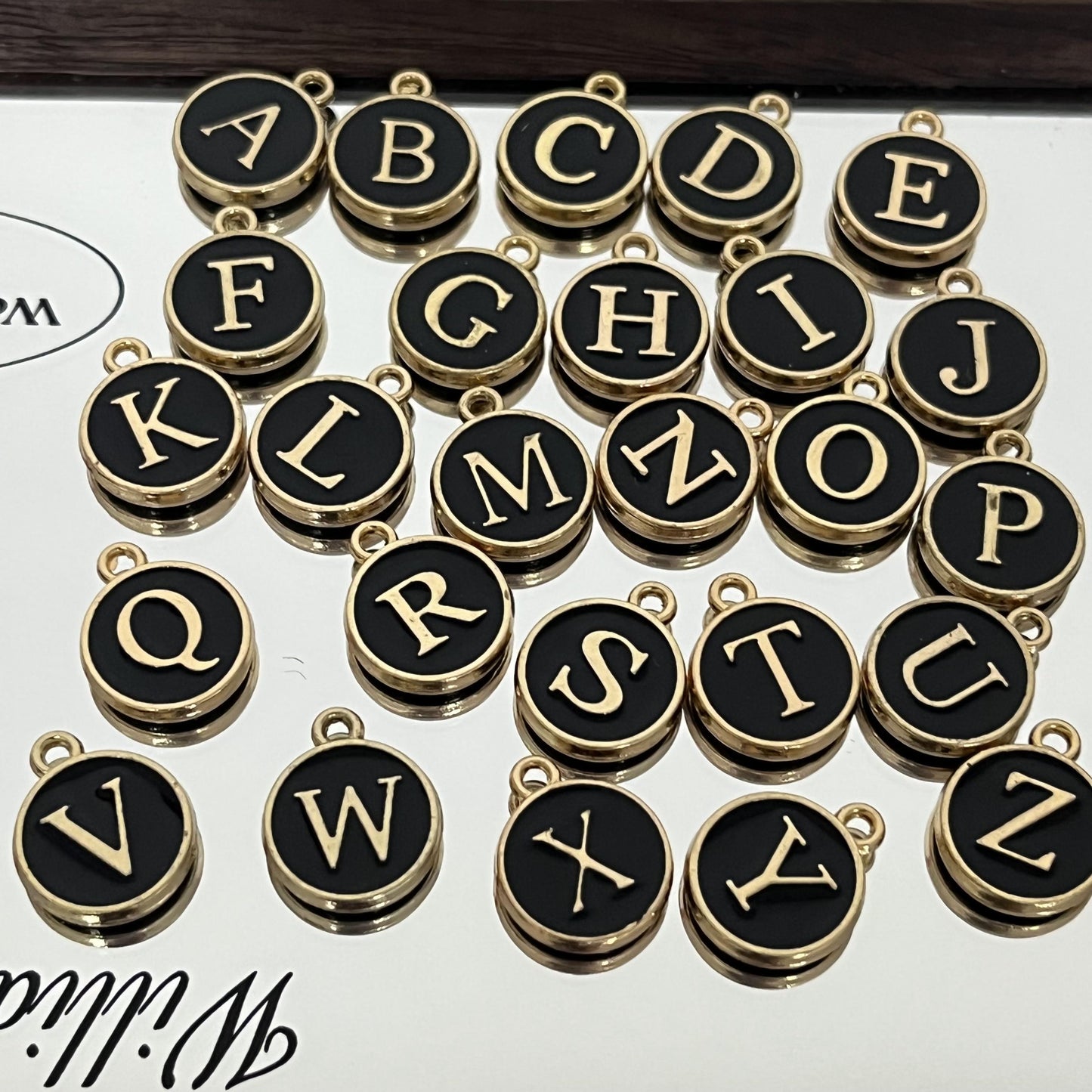 1.2cm metal alphabet