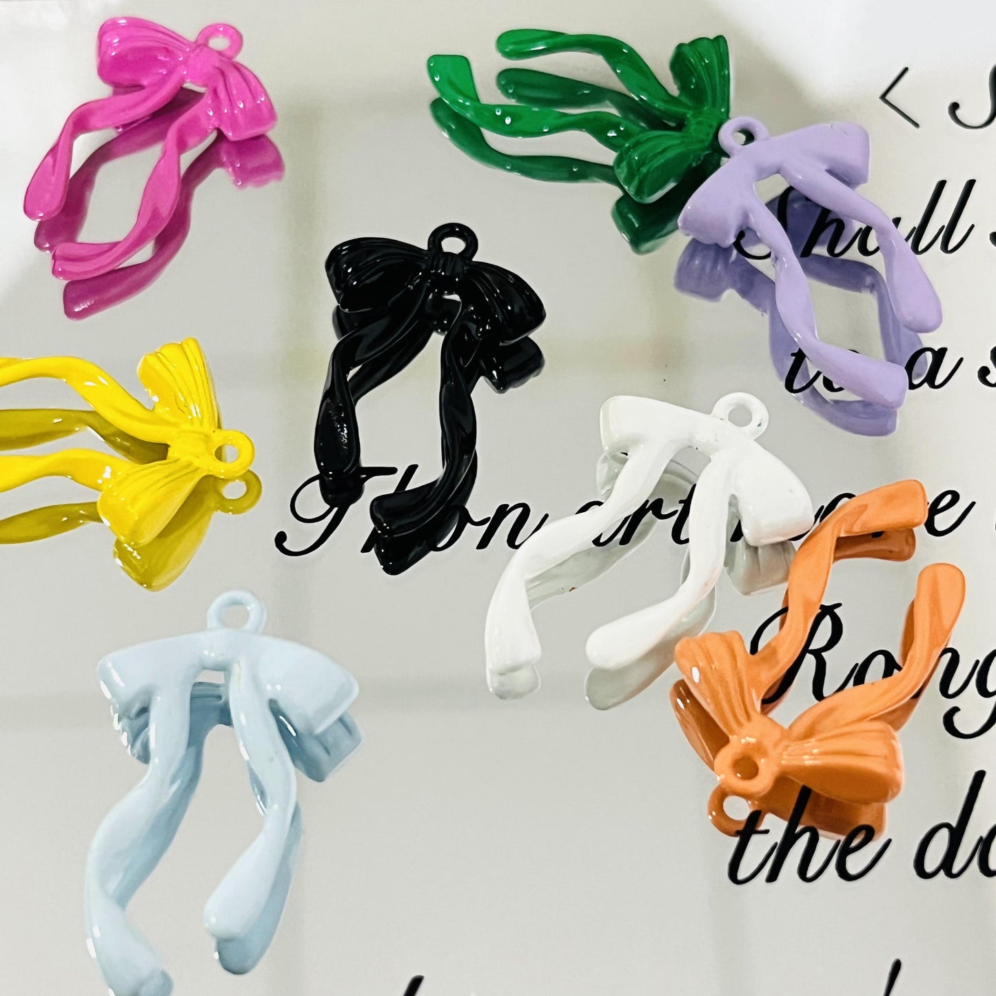 25mm*15mm metal ribbon pedant