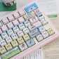 135keys kawayi Artisan Keycap PBT-MAO Keycap Set (keycaps only, not include keyboard）