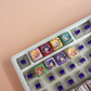 8pcs sailor moon Keycap PBT Keycap Set (keycaps only, not include keyboard）