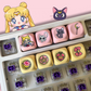 8pcs sailor moon Keycap PBT Keycap Set (keycaps only, not include keyboard）
