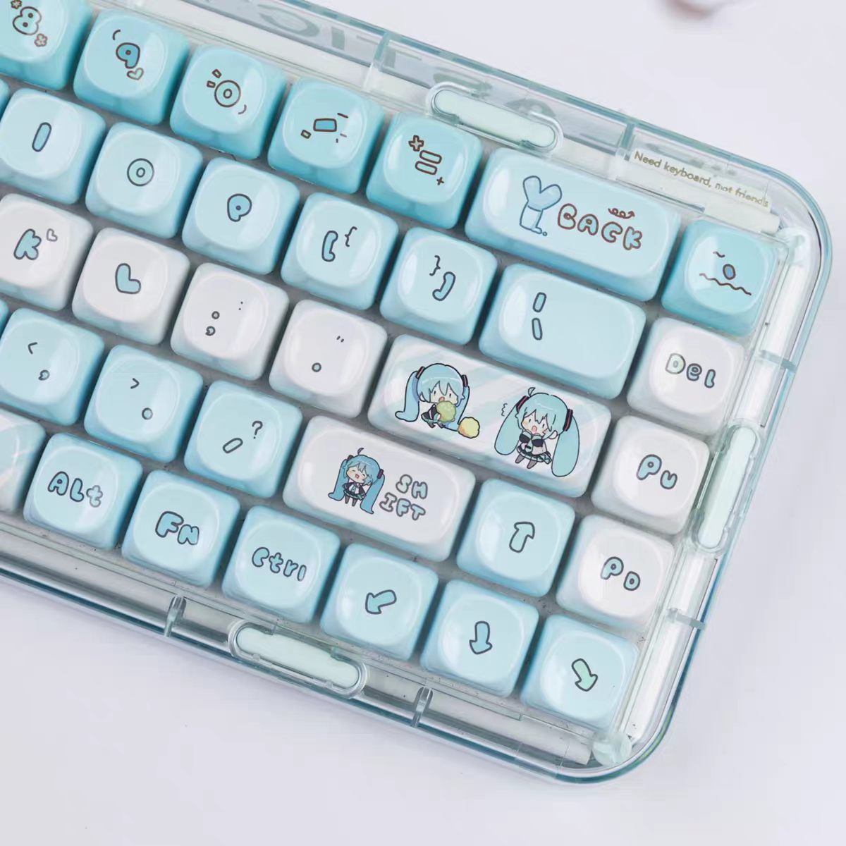 Miku keycaps 129keys MOA profile PBT+PCcover