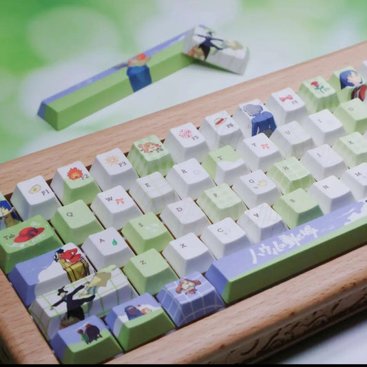 Howl's Moving Castle set 134keys PBT Cherry-PBT keycaps