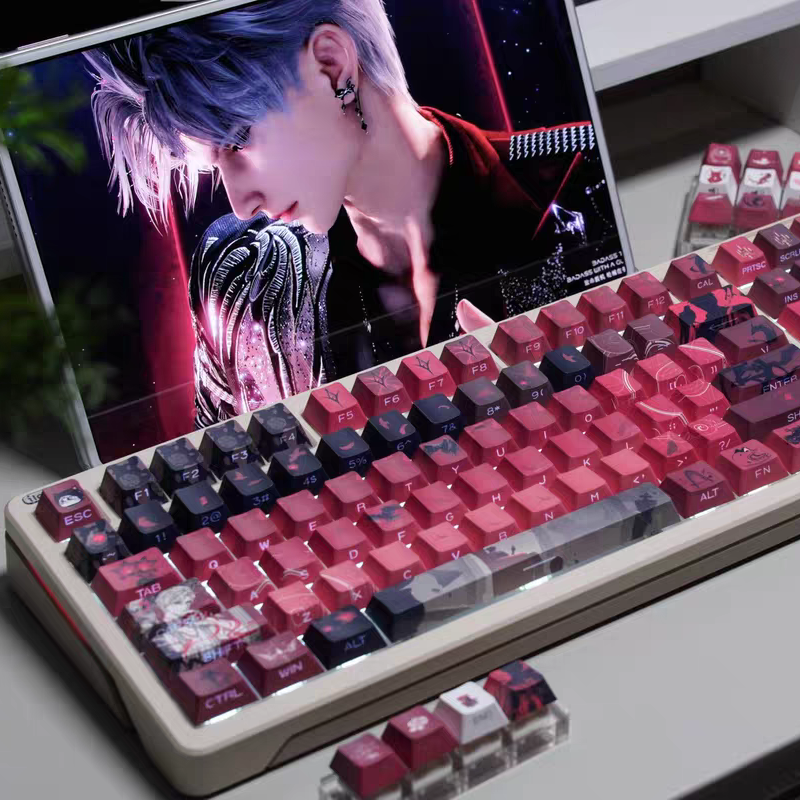 125keys Love and Deep Space Sylus Birthday set PBT keycaps