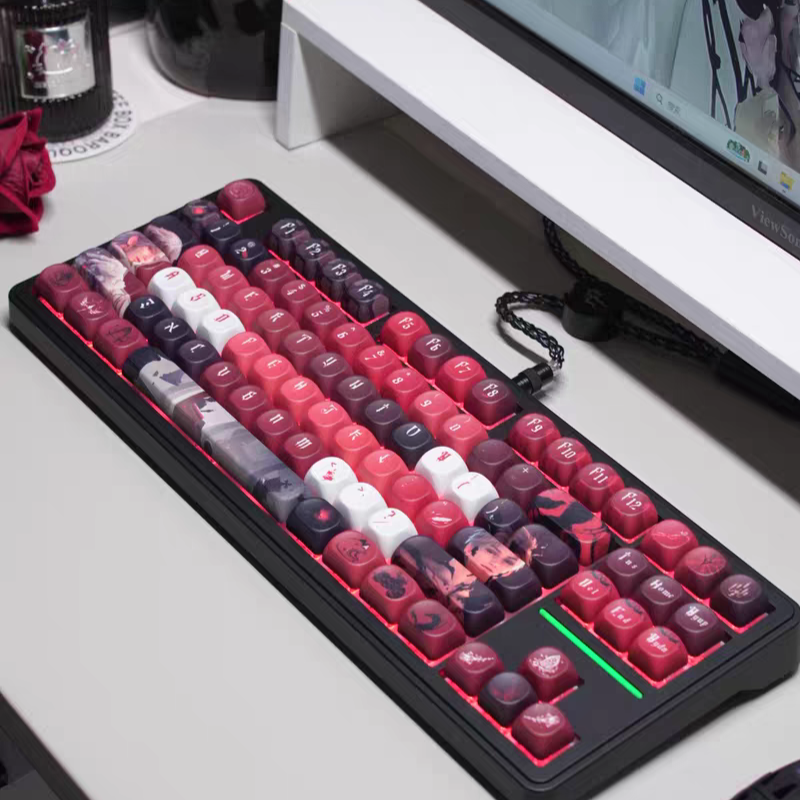 125keys Love and Deep Space Sylus Birthday set PBT keycaps