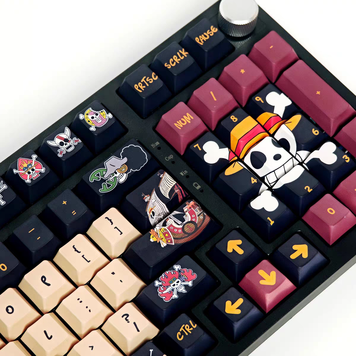 One Piece Luffy Anime PBT Keycaps Set