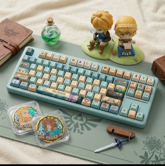 122keys The Legend of Zelda keycaps Cherry profile PBT