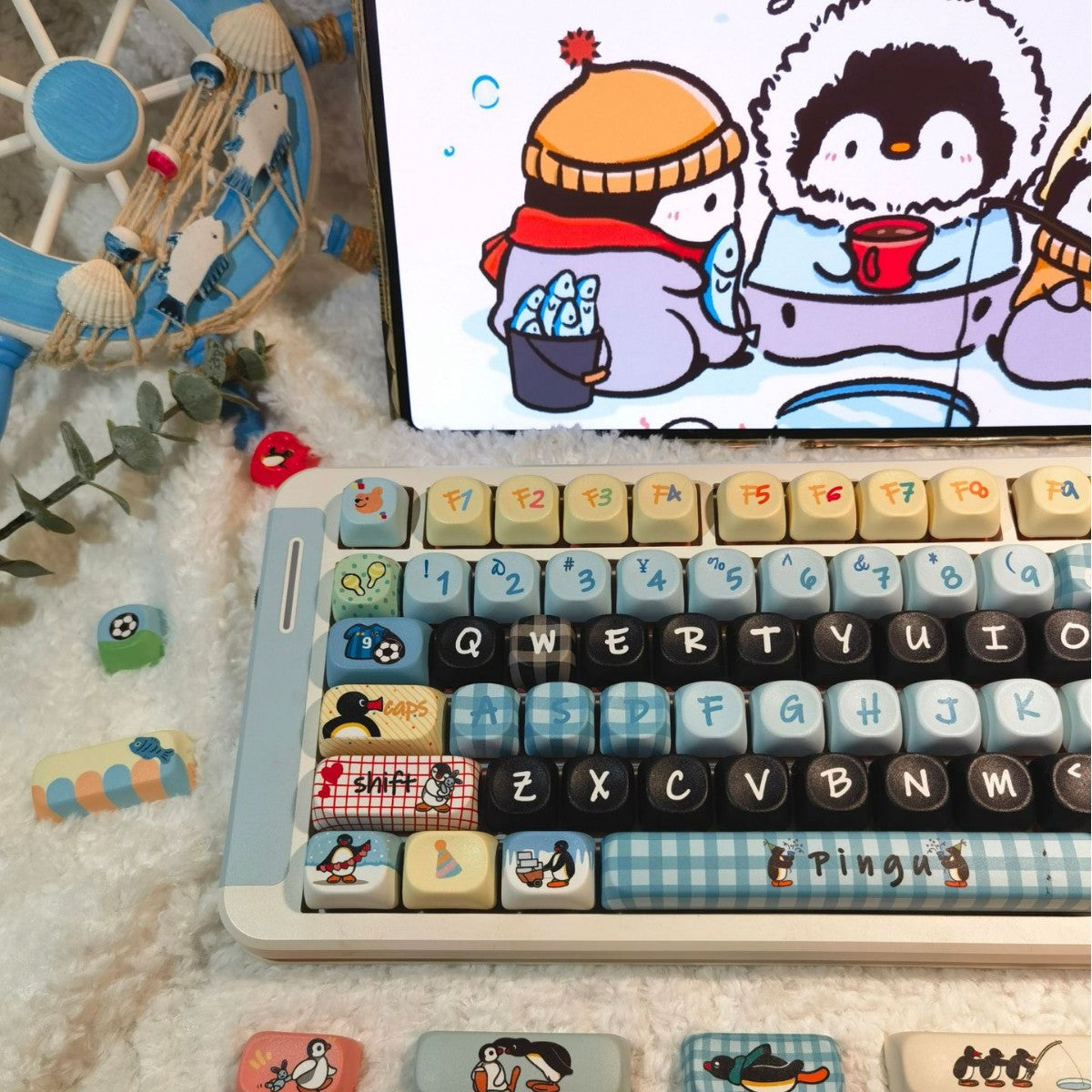 pinggu keycaps Cherry PBT/122keys