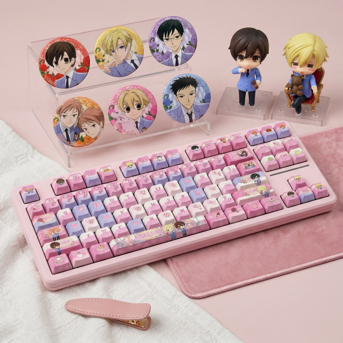 Ouran High School keycaps Cherry PBT/122keys