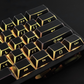 132keys side printed backlit RGB shine keycaps