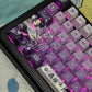 Shinobu Kochou keycaps Top-Legend Backlit 122keys Cherry/PBT Keycap Set