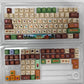 129keys Stardew Valley Keycap PBT-Cherry Keycap Set (keycaps only, not include keyboard）