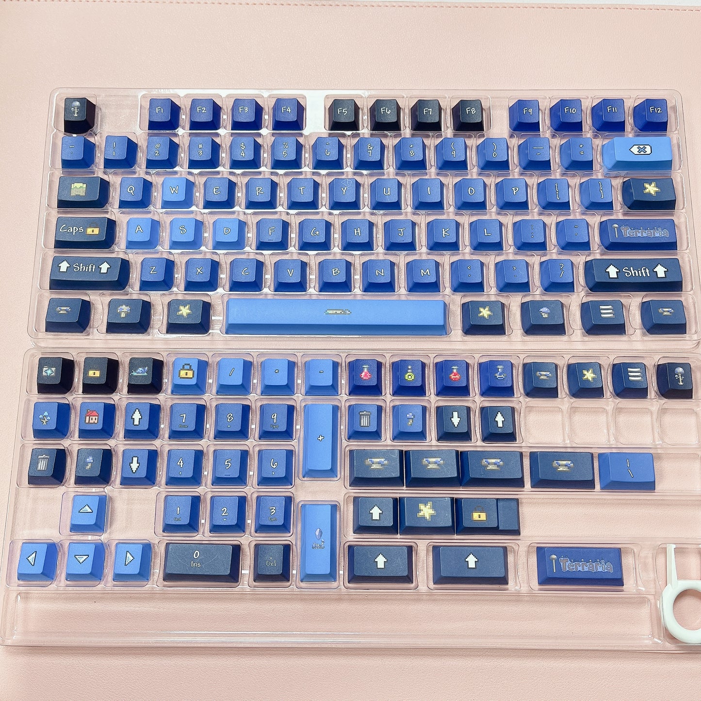 glowing mushroom series Terraria Keycaps （PBT/Cherry-127keys）
