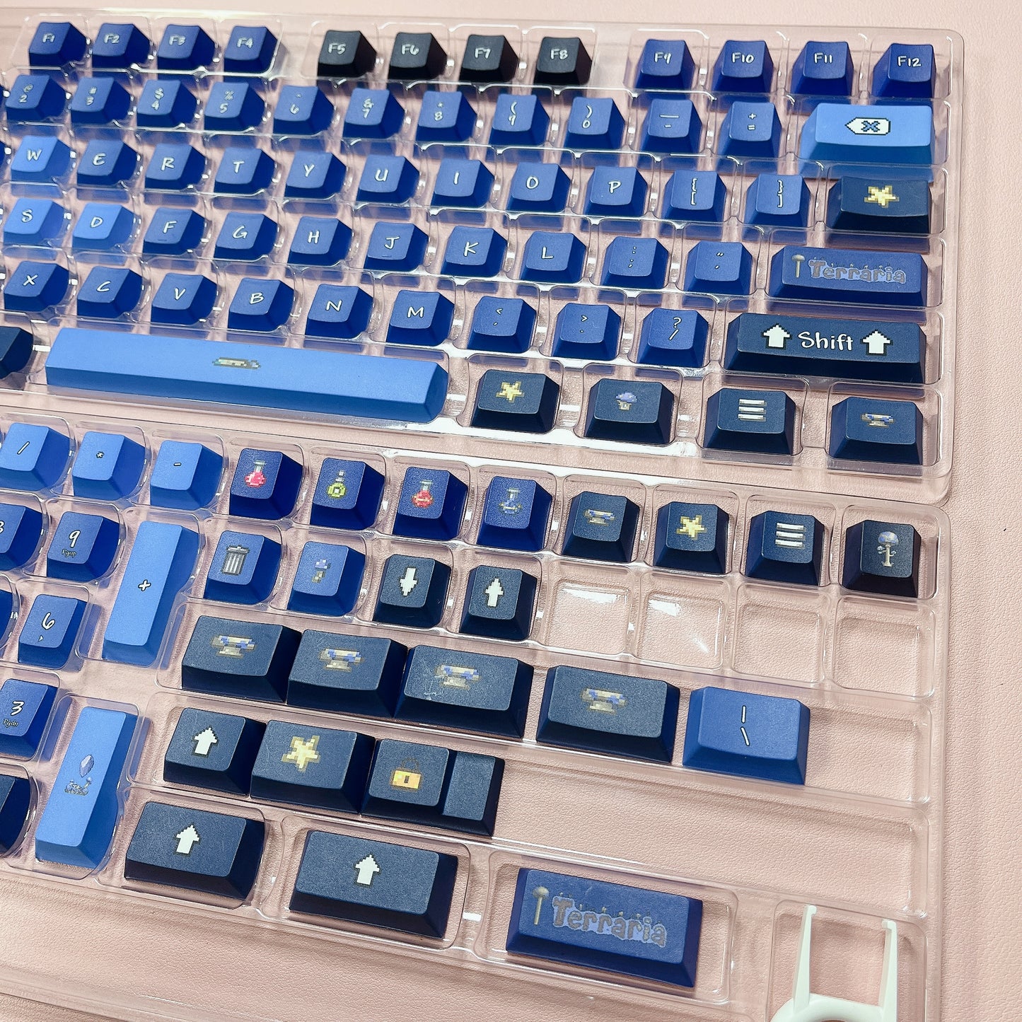 glowing mushroom series Terraria Keycaps （PBT/Cherry-127keys）
