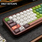 74/112/129keys MINECRAFT Keycaps Double-shot keycaps with side printed shine-through legends