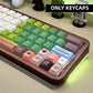 74/112/129keys MINECRAFT Keycaps Double-shot keycaps with side printed shine-through legends