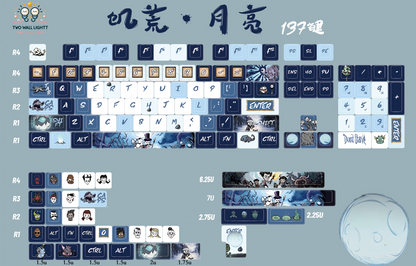 Don't Starve series gaming keycaps/137keys/PBT Cherry