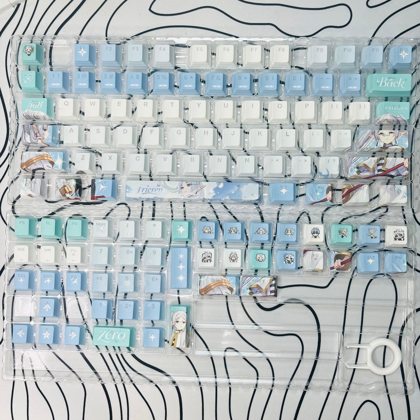 Frieren-122keys PBT top-light Cherry profile