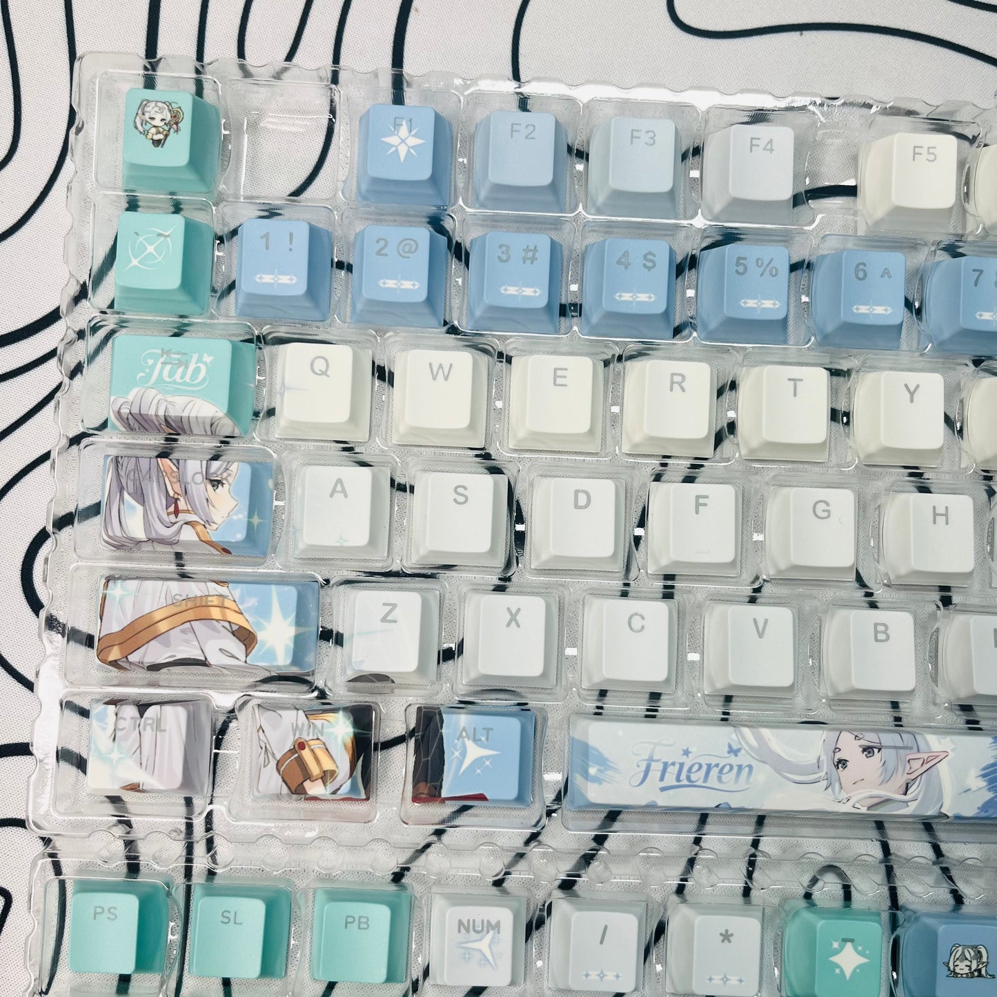 Frieren-122keys PBT top-light Cherry profile