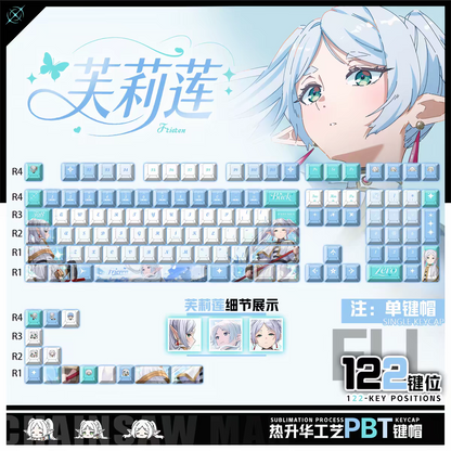 Frieren-122keys PBT top-light Cherry profile
