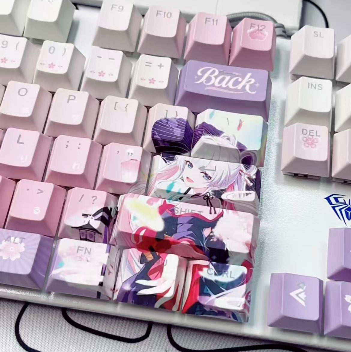 Cosmic Princess Kaguya-Yachiyo 122keys PBT Dual Language Front-Lit Keycaps
